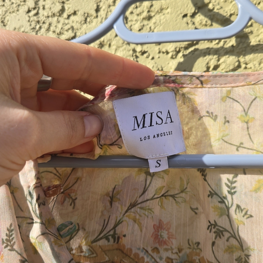 MISA Los Angeles Para Top in Printemps Patchwork - Picture 6 of 6